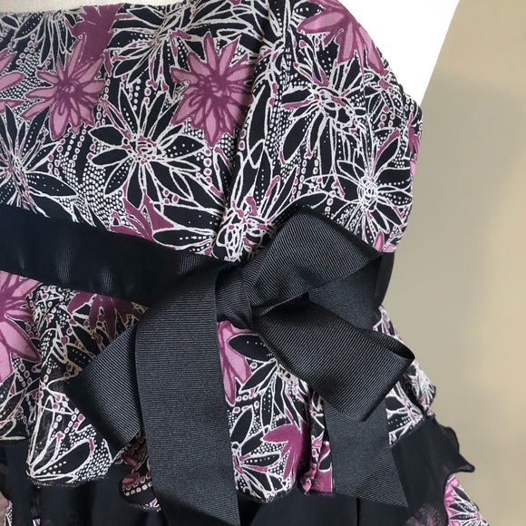 Bebe Ruffled strapless Top - Picture 3 of 8